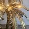 Large Brass Palm Floor Lamp, France, 1990s, Image 12