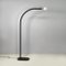 Italian Modern Black Embossed Metal Floor Lamp attributed to Tito Agnoli for Bieffeplast, 1970s 3