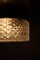 Vintage Deckenlampe aus geometrischem Glas 8