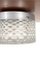 Vintage Deckenlampe aus geometrischem Glas 7
