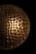Vintage Deckenlampe aus geometrischem Glas 10