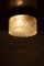 Vintage Deckenlampe aus geometrischem Glas 2