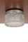 Vintage Deckenlampe aus geometrischem Glas 1