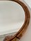 Large Italian Organic Designer Wall Mirror in Rattan and Bamboo, 1960s, Image 4