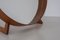 Runder Tischspiegel aus Teak von Uno & Osten Kristiansson für Luxus, Schweden, 1960er 4