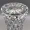 Vase Bohême en Cristal au Plomb avec Bordure en Or Diamanté, 1950s 6