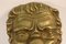 Vintage Door Knocker Lion Head in Brass, 1950s 14