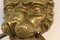 Vintage Door Knocker Lion Head in Brass, 1950s 5