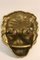 Vintage Door Knocker Lion Head in Brass, 1950s 12