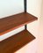 Vintage Teak Shelves by Kai Kristiansen for Feldballes, 1960s, Set of 5 7