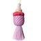 Sol Red Violet Cotton Tassel by Miho 1