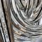 Curved Murano Crystal Glass Ribbon Chandelier attributed to Paolo Venini, 1960s 17