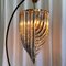 Curved Murano Crystal Glass Ribbon Chandelier attributed to Paolo Venini, 1960s 2