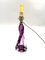 Table Lamp Eclair Model -Violet from Val Saint Lambert 1
