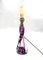 Table Lamp Eclair Model -Violet from Val Saint Lambert 7