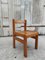 Sedie minimaliste in legno, anni '70, set di 4, Immagine 4