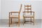 Poltrone in quercia di Henning Kjærnulf, Danimarca, anni '70, set di 2, Immagine 3