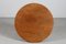 Brutalist Round Coffee Table in Oak by Axel Einar Hjorth, 1950s, Image 3