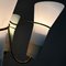 Mid-Century Modernist Swedish Chandelier in Brass, Birch and Glass, 1940s 7