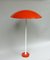 Lampes de Jardin d'Extérieur Mushroom Orange et Blanche de BEGA, 1950s, Set de 2 3