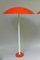 Lámparas de jardín de exterior en forma de hongo en naranja y blanco de BEGA, años 50. Juego de 2, Imagen 5