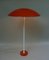 Lampes de Jardin d'Extérieur Mushroom Orange et Blanche de BEGA, 1950s, Set de 2 8