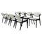 Sillas de comedor de Kai Kristiansen para Andersen Møbelfabrik, restauradas con tapicería personalizable, años 60. Juego de 8, Imagen 1