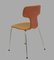 Chaises T ou Hammer Chairs par Arne Jacobsen pour Fritz Hansen, Retapissé, 1960s, Set de 8 5