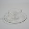 Vintage Clear Glass Tea Service by Wilhelm Wagenfeld for Jena, Image 5