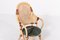 Vintage Rattan-Bamboo Indoor/Outdoor Chairs with Table, 1970s, Set of 3, Image 6