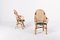 Vintage Rattan-Bamboo Indoor/Outdoor Chairs with Table, 1970s, Set of 3, Image 3