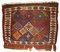 Antique Middle Eastern Handmade Bag Face Rug, 1880s 1