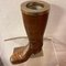 Wood and Brass Bootstick Holder, Italy, 1940s, Image 4