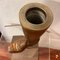 Wood and Brass Bootstick Holder, Italy, 1940s, Image 5