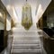 Large Murano Glass Polygon Chandelier, 1980s 9