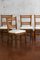 Dining Chairs in Rattan with Leather Bindings and Leather Cushions by Elinor and John McGuire for McGuire, 1970s, Set of 4, Image 2