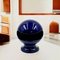 Lampada Space Age vintage in ceramica blu di Enzo Bioli Il Picchio, anni '60, Immagine 3