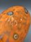 Orange Murano Glas Vase Handtasche von Millefiori, 1960er 12