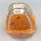 Orange Murano Glas Vase Handtasche von Millefiori, 1960er 11