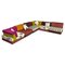 Französisches modulares Sofa Mah Jong zugeschrieben Hans Hopfer für Roche Bobois 1