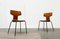 Mid-Century Modell 3103 Hammer Stapelstühle von Arne Jacobsen für Fritz Hansen, Dänemark, 1960er, 7 . Set 6