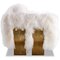 Modern Arctic White Mongolian Sheepskin Fur Primal Sofa by Egg Designs 3