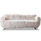 Modern Arctic White Mongolian Sheepskin Fur Primal Sofa by Egg Designs 2