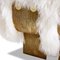 Modern Arctic White Mongolian Sheepskin Fur Primal Sofa by Egg Designs 7