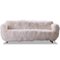 Modern Arctic White Mongolian Sheepskin Fur Primal Sofa by Egg Designs 5