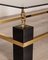 Vintage Tisch aus Glas & Messing von Maison Charles, 1970er 4