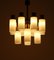 Brass Chandeliers with Opaline Shades by Hans-Agne Jakobsson, 1960s, Set of 2 2