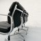 Sedia EA 207 morbida in pelle di Charles & Ray Eames per Vitra, anni '90, Immagine 3