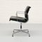 Sedia EA 207 morbida in pelle di Charles & Ray Eames per Vitra, anni '90, Immagine 5