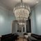 Large Murano Glass Prism Triedri Chandelier by Paolo Venini, 1970s, Image 11